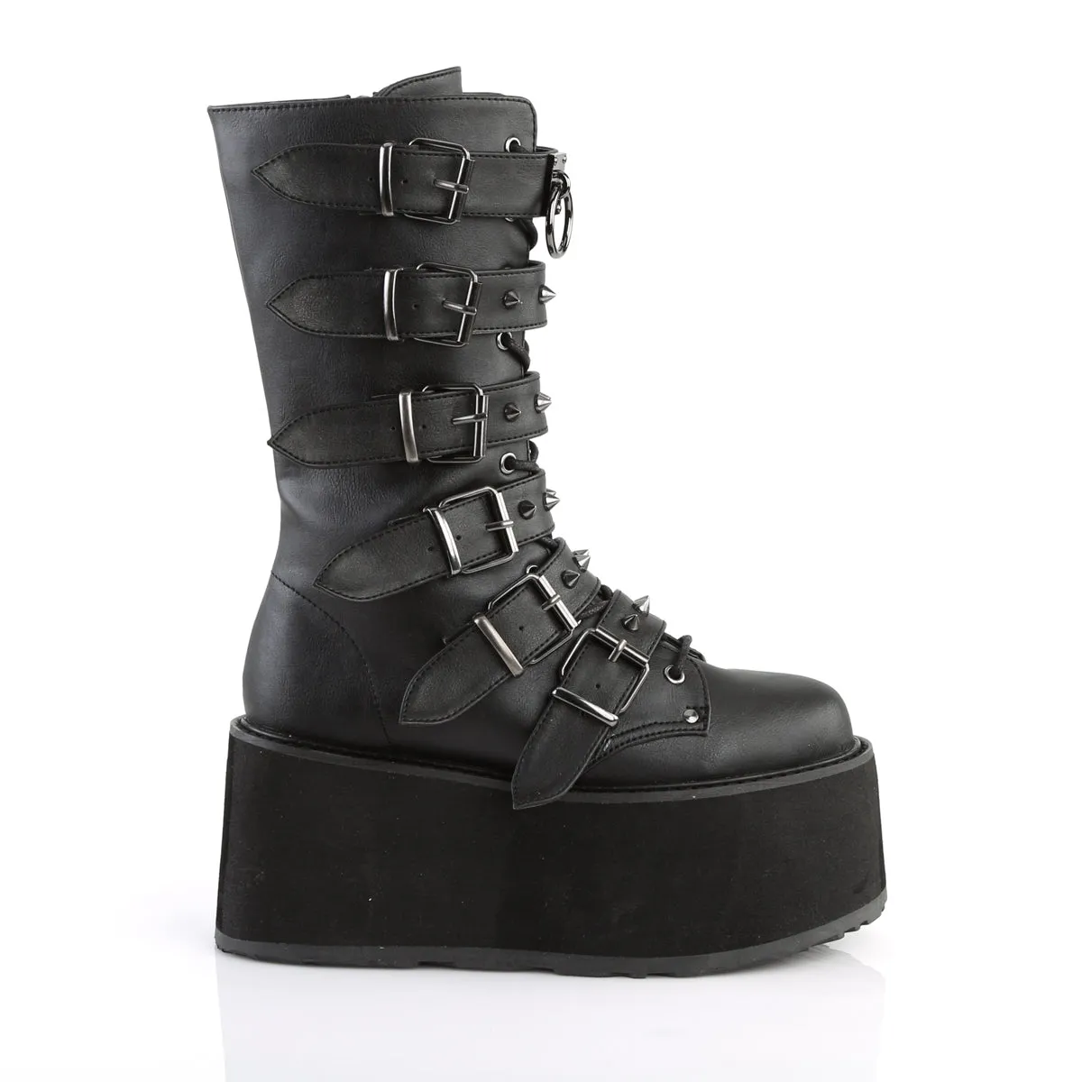 3 Inch Platform DAMNED-225 Black Pu