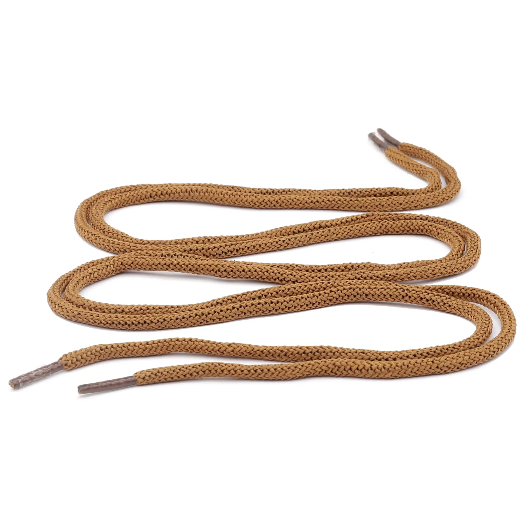 Bacca Bucci Sneaker Shoe Laces | Round | Golden-Brown & Black