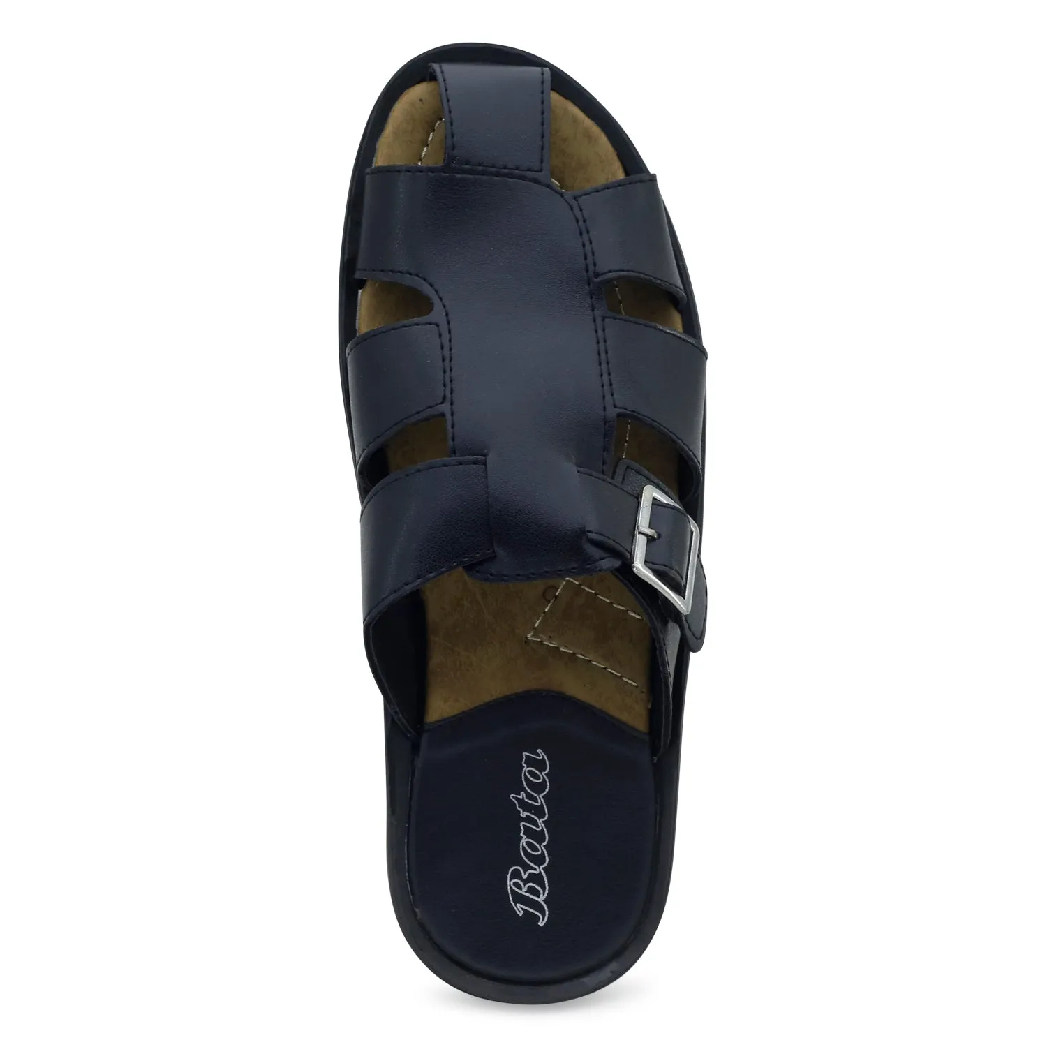 Bata Black Men's Chappals