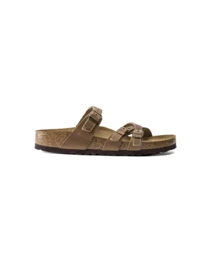 Birkenstock Franca Oiled Leather Tobacco Brown Sandals