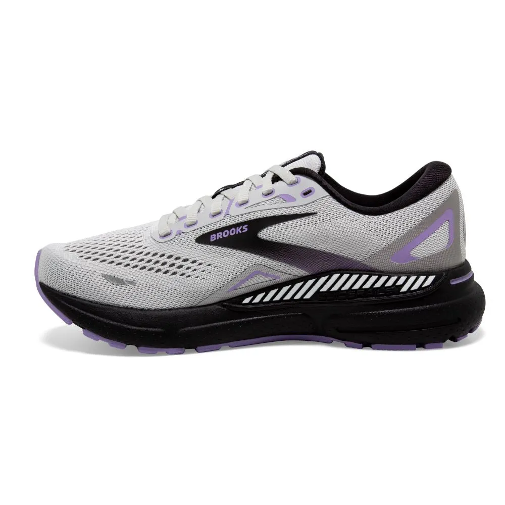 'Brooks' Women's Adrenaline GTS 23 - Grey / Black / Purple