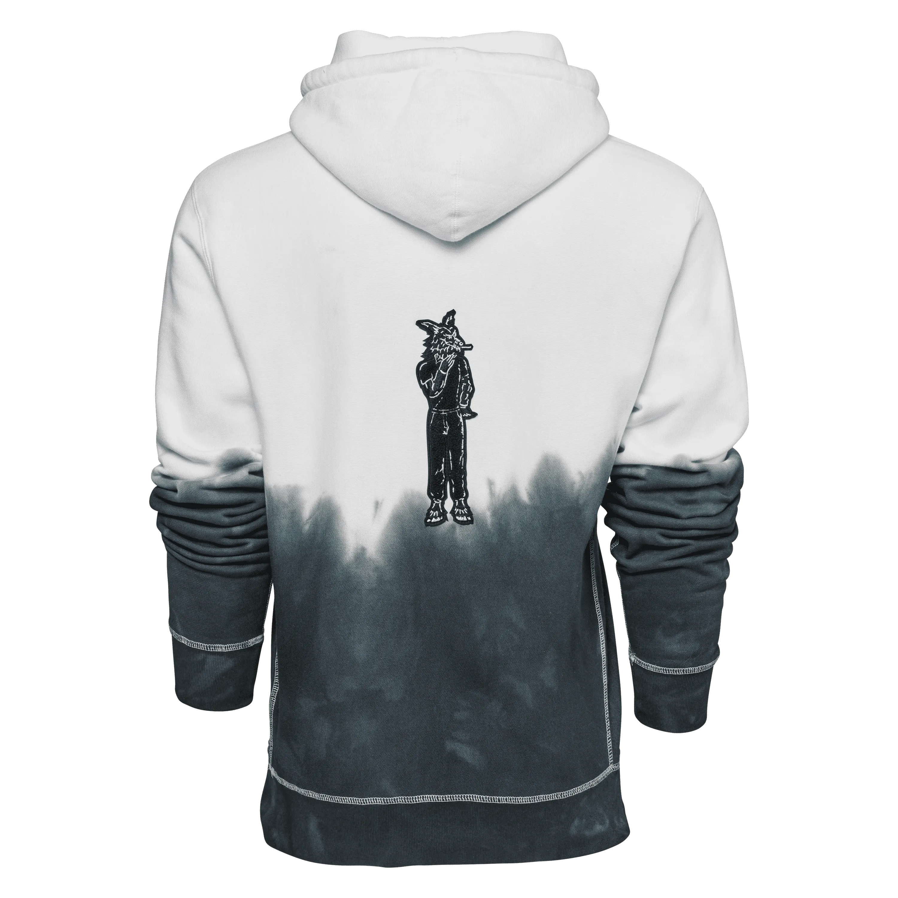 Devil Wolf Dip-Dye Hoodie