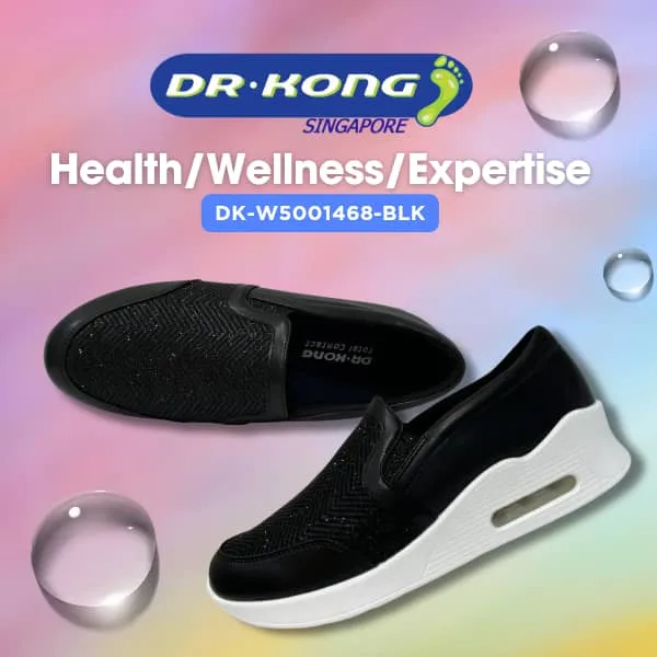 DR.KONG WOMEN COMFORT CASUAL SHOES DK-W5001468-BLK(RP : $179)