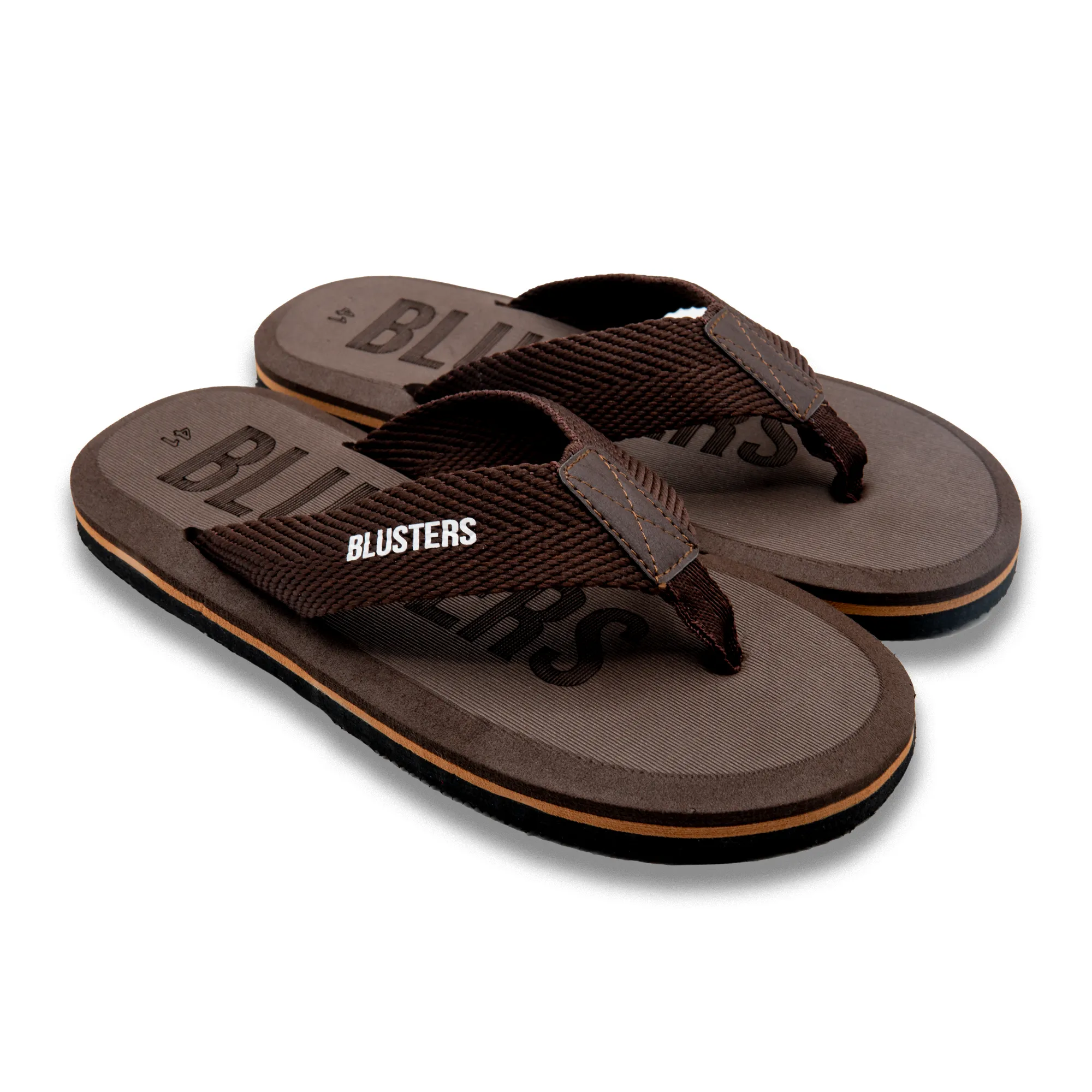 Brown Cross Styled Comfy Flip Flop