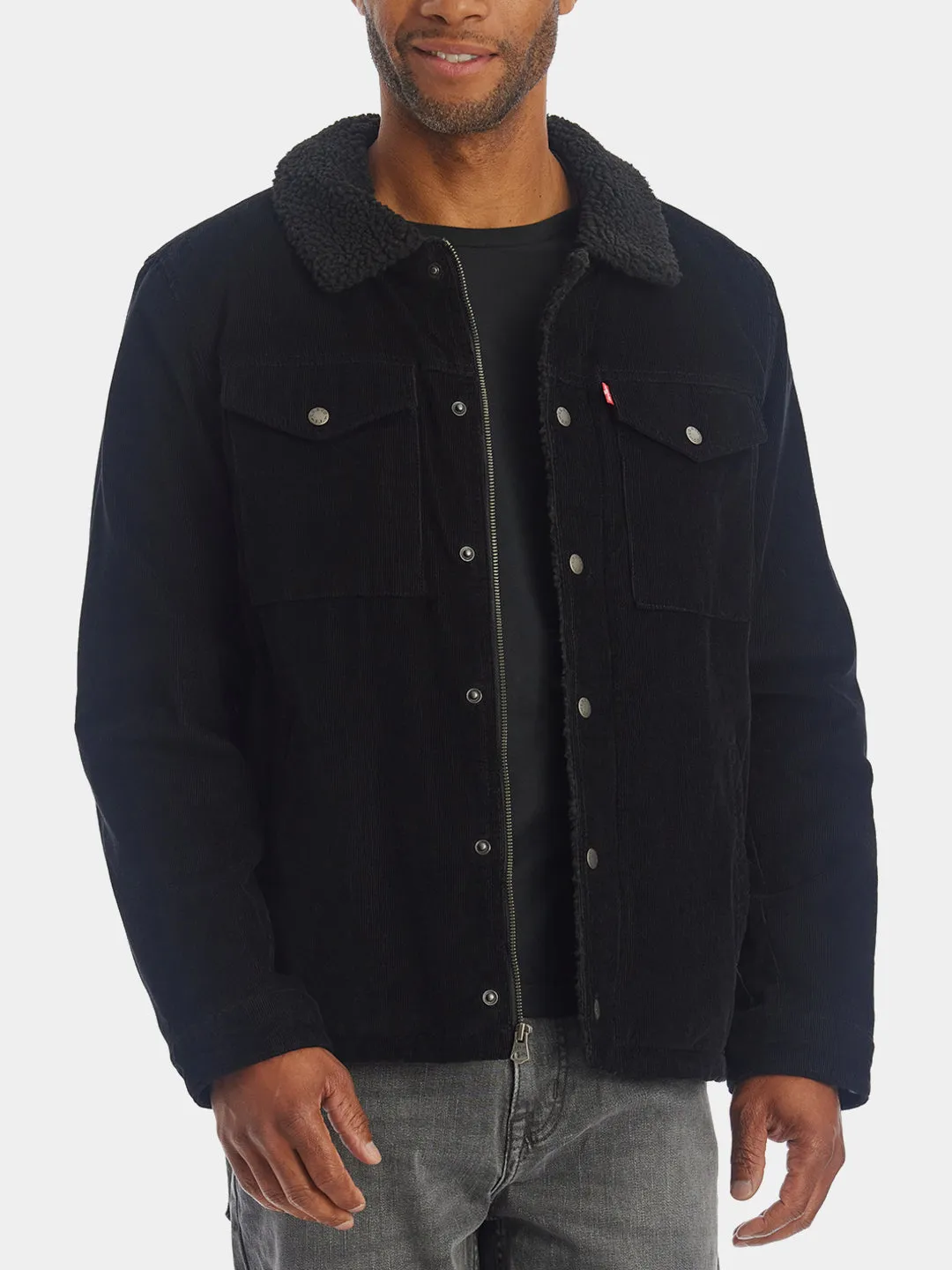 Courduroy Sherpa Lined Depot Jacket