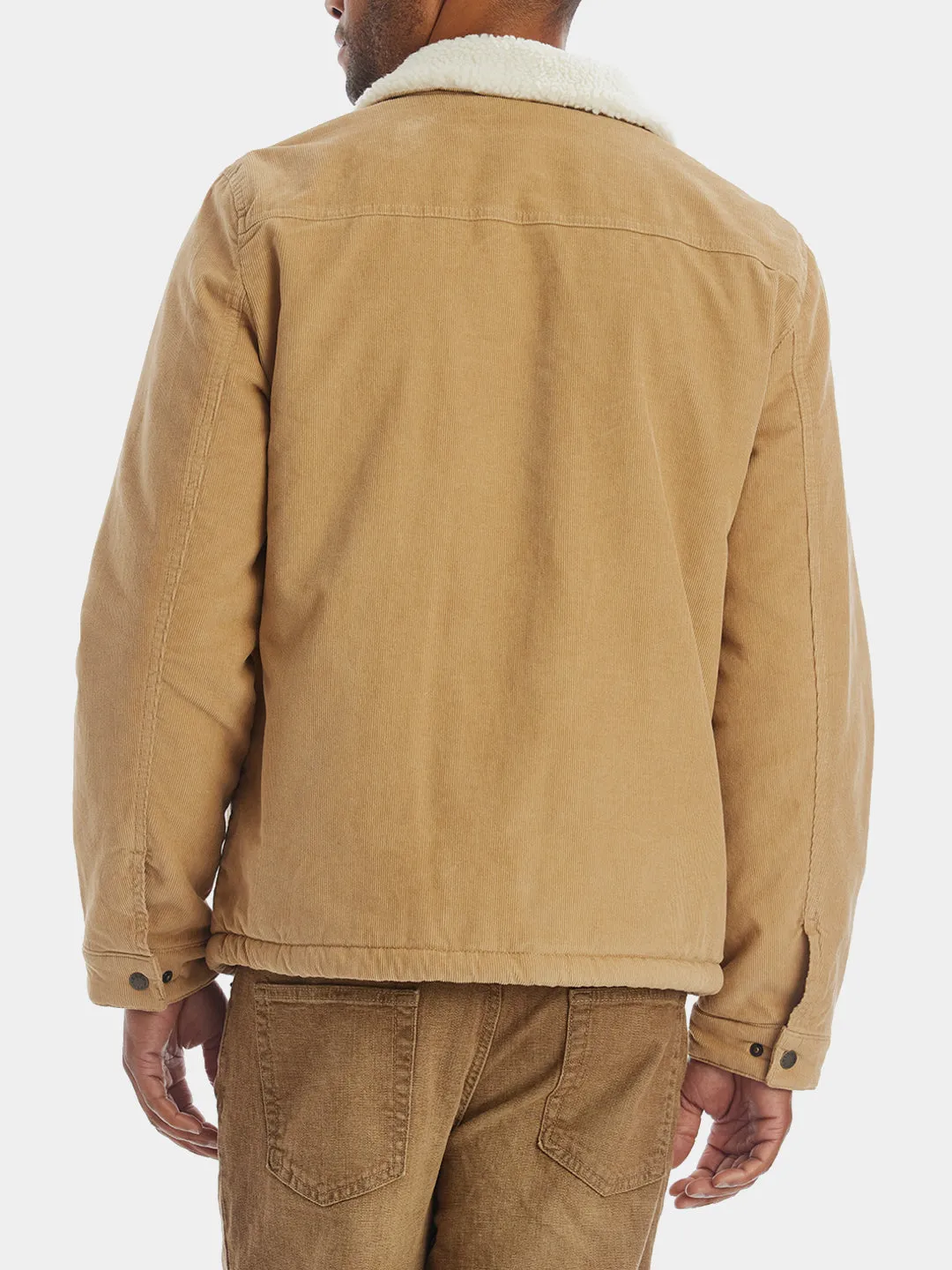 Courduroy Sherpa Lined Depot Jacket