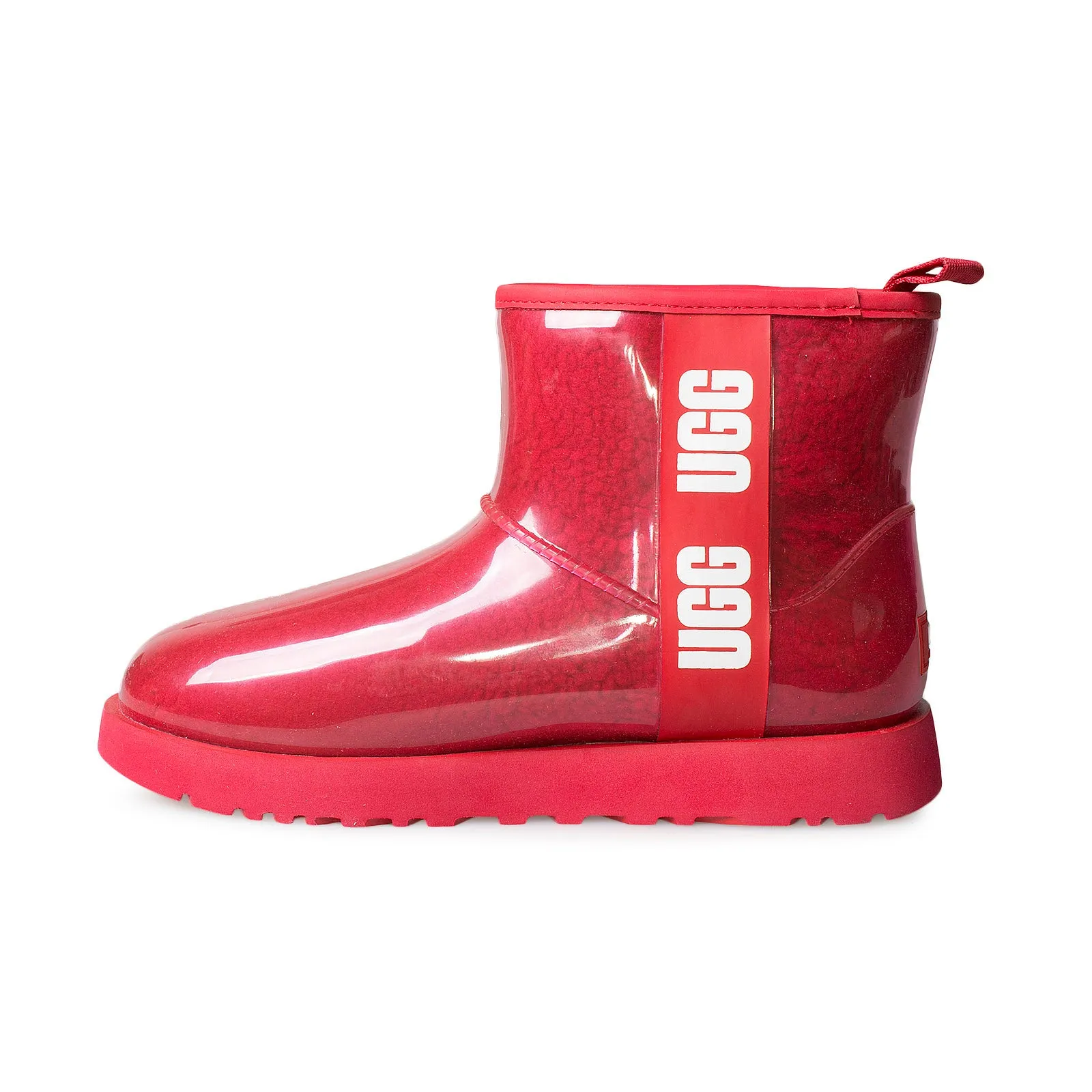 UGG Classic Clear Mini Ribbon Red Boots - Women's