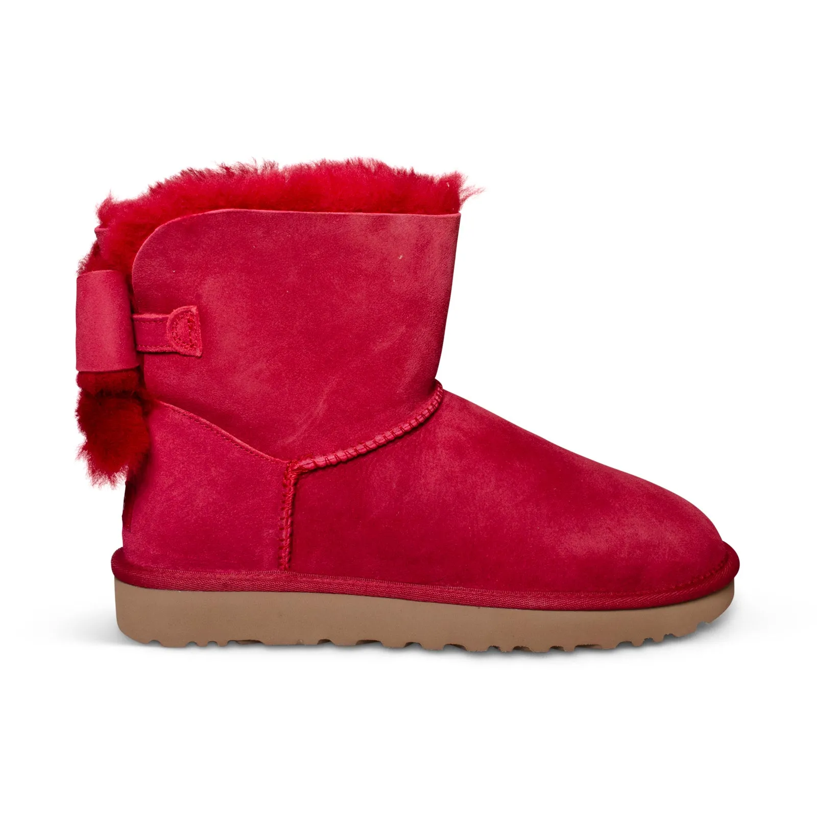 UGG Classic Heritage Bow Red Wine Boots - Women's