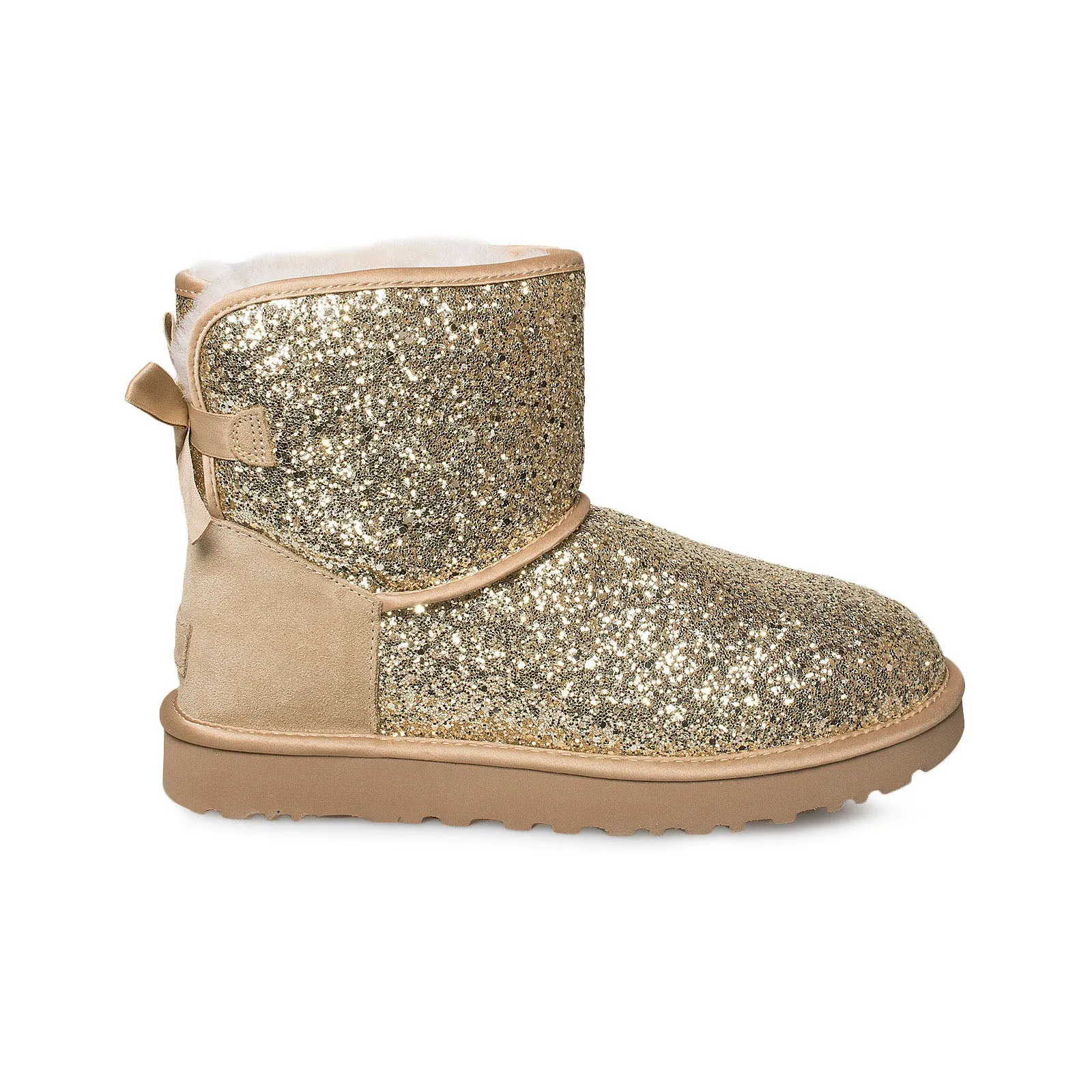 UGG Classic Mini Bow Cosmos Gold Boots - Women's