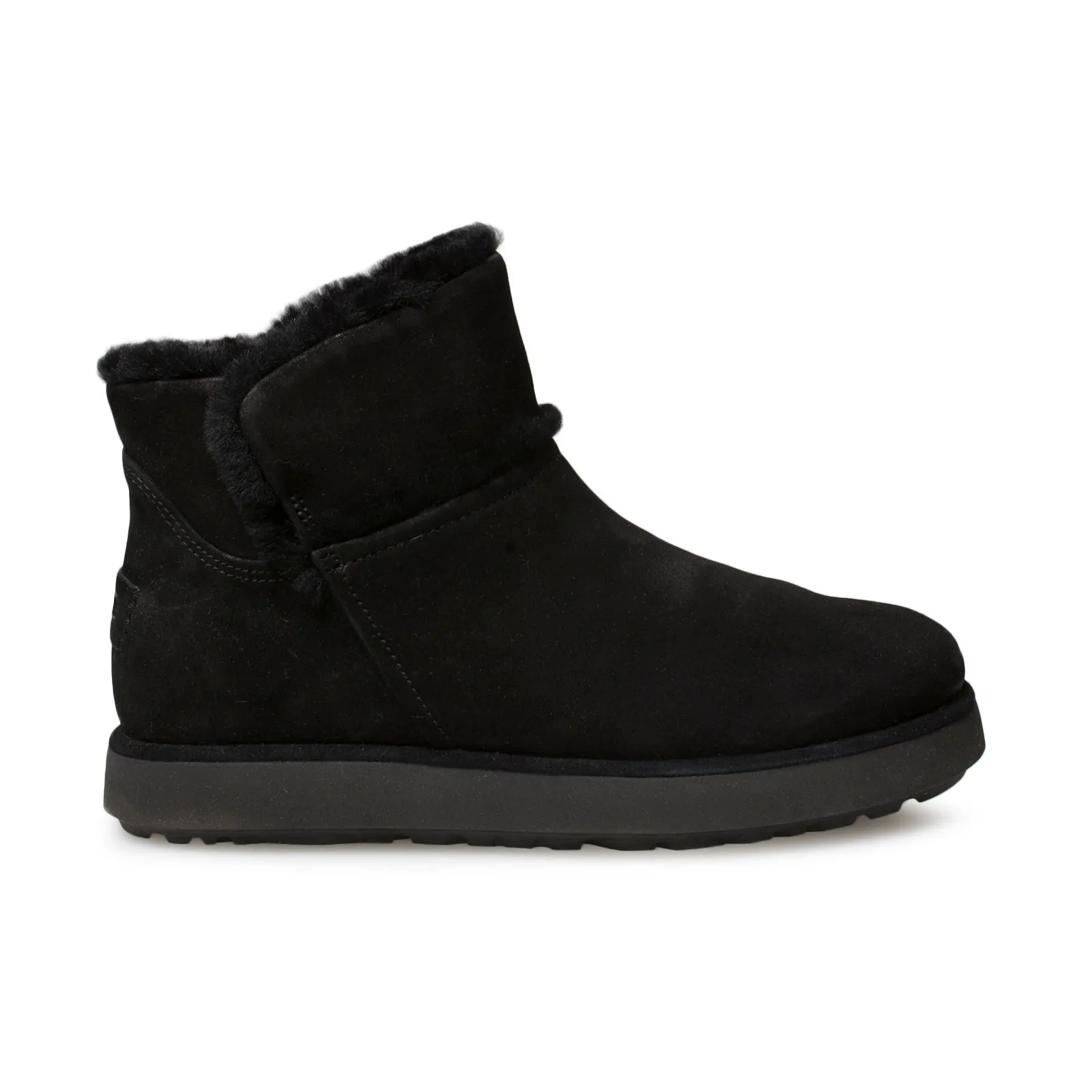 UGG Classic Mini Spill Seam BLVD Black Boots - Women's