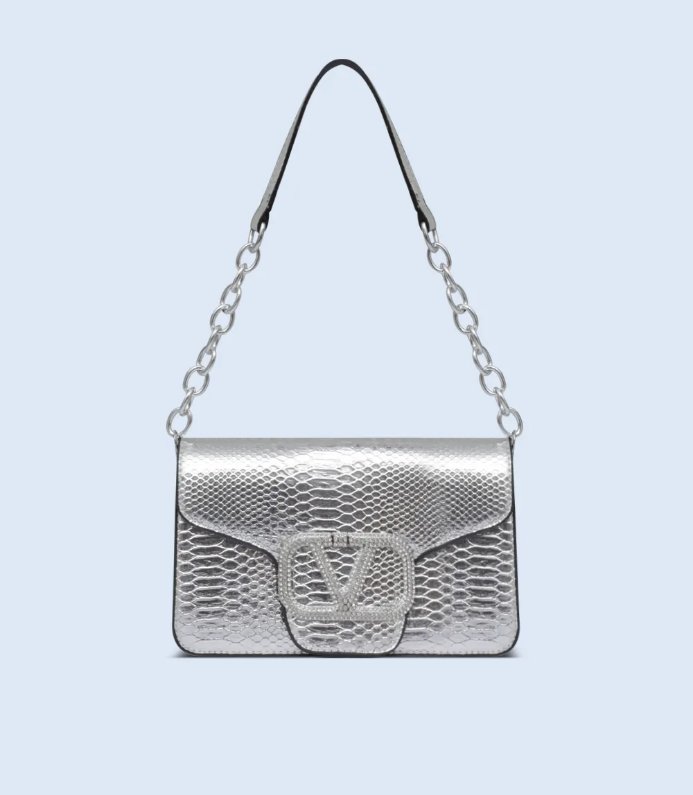 WB2688-SILVER-Women Trendy Bag all