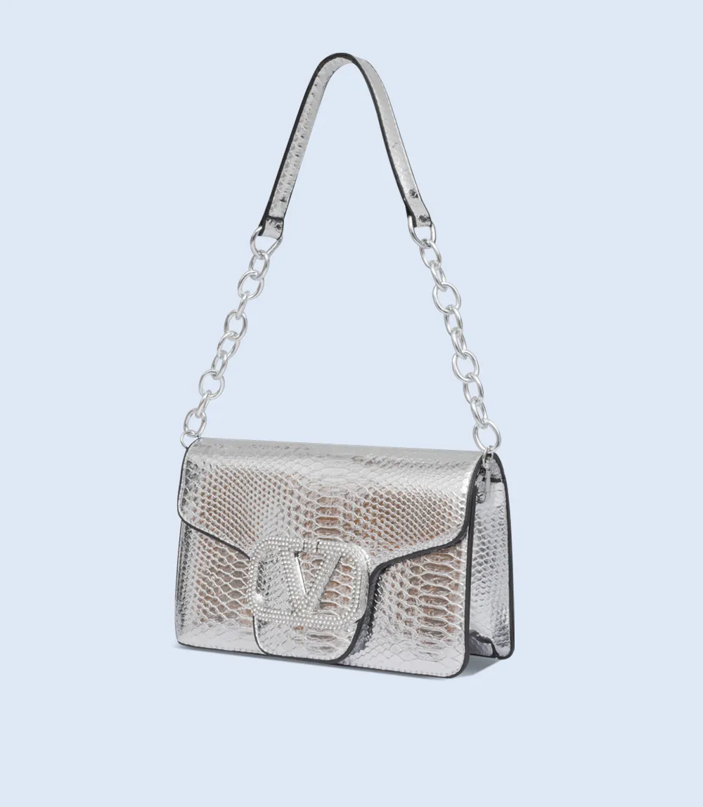 WB2688-SILVER-Women Trendy Bag all