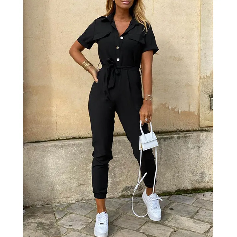 New Style Summer Jumpsuit - Black